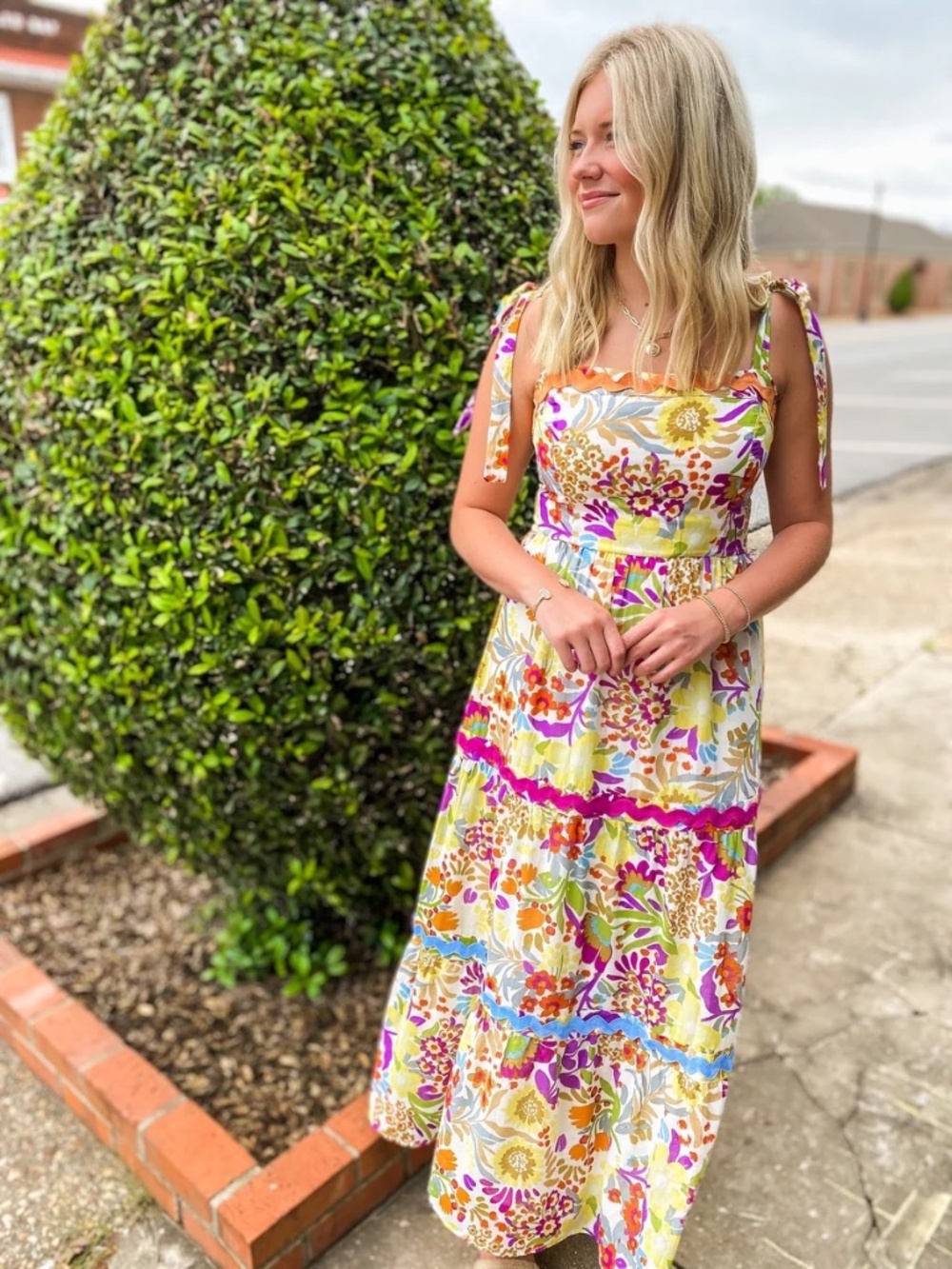 Anthropologie Fate Maxi Dress Floral Size SMALL